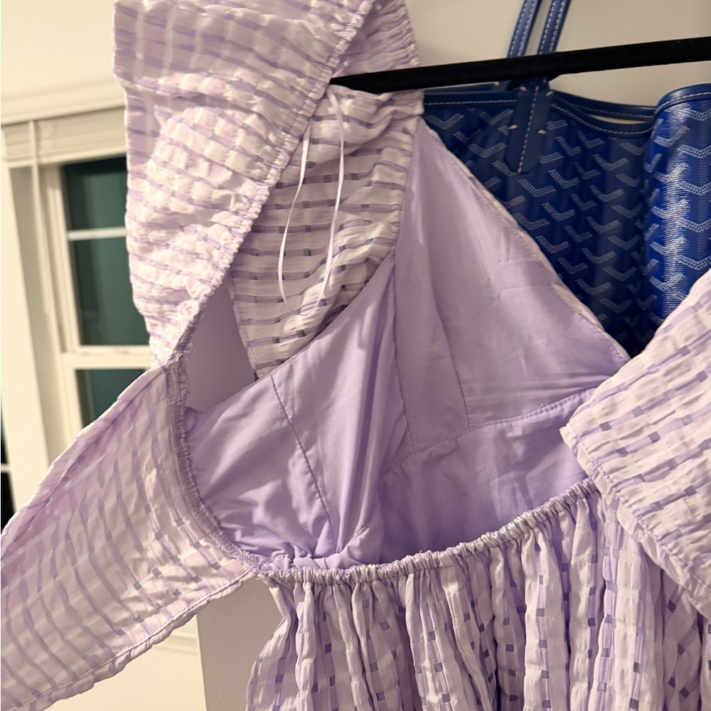 Purple Ruffled Dress - Picture 5 of 5